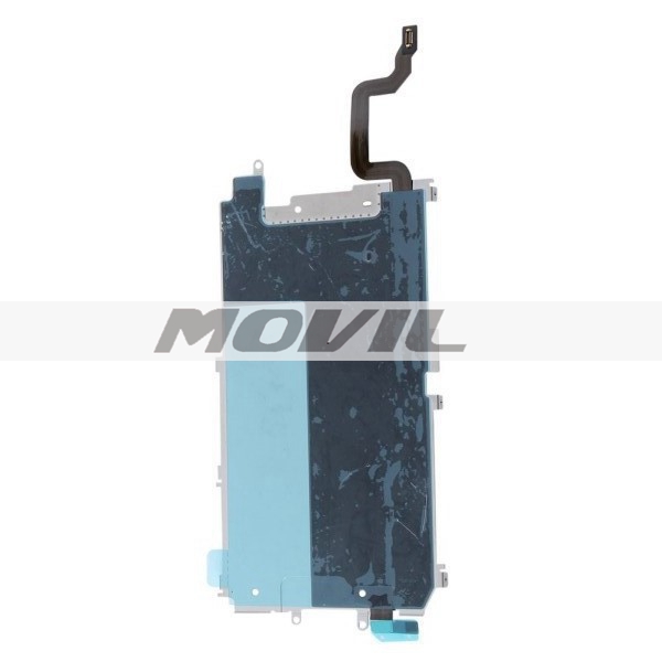 LCD Metal Backplate Shield + Home Button Extend Flex Cable For iPhone 6 4.7